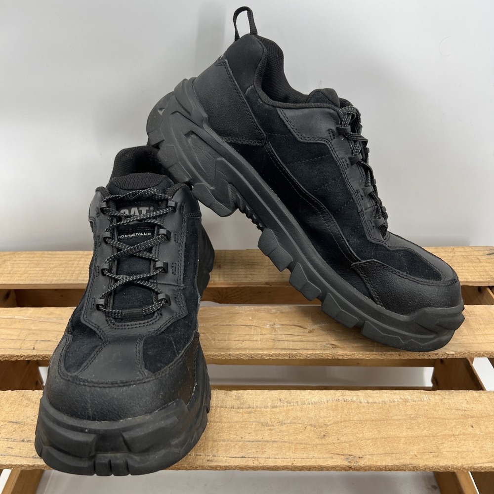 CAT Men's Invader Sport Lo Leather Composite Toe Work Shoe‎ Size 13M
